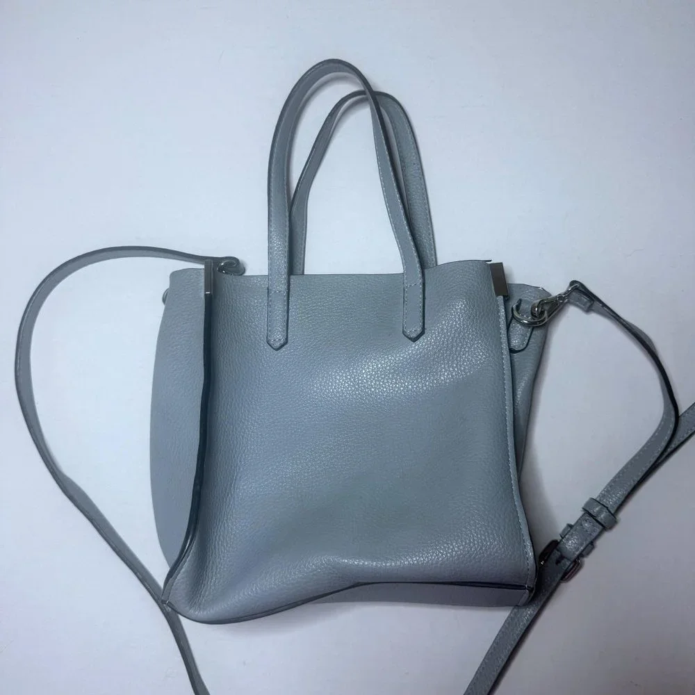 Steve Madden Light Blue Adjustable Detachable Crossbody Strap Small Purse Bag - Picture 3 of 13